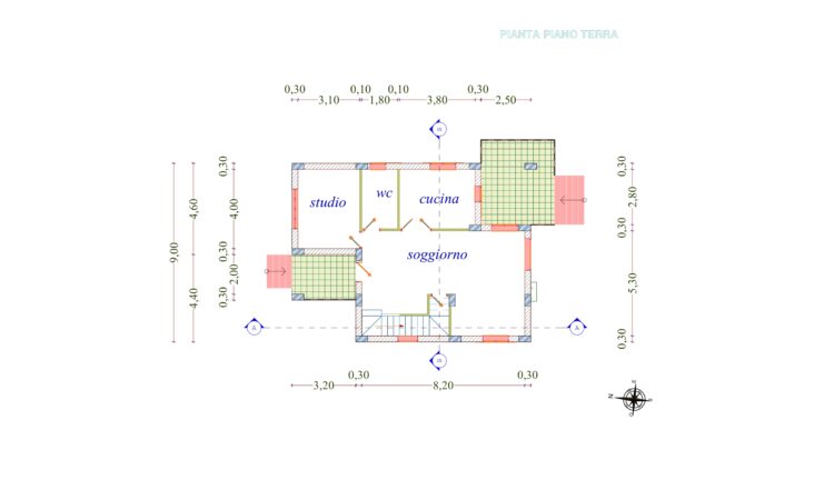 Villa indipendente Settimo- Bivio Montalto - Tutte le planimetrie